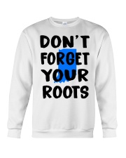 Indiana Map Don't Forget Your Roots Crewneck Sweatshirt tile