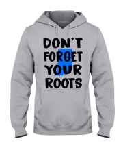 Indiana Map Don't Forget Your Roots Hooded Sweatshirt front