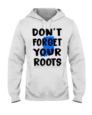 Indiana Map Don't Forget Your Roots Hooded Sweatshirt tile