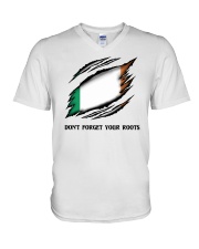 Don't Forget Your Roots - Ireland V-Neck T-Shirt tile
