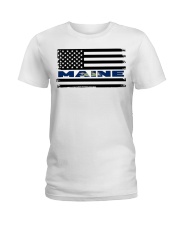 Flag - Maine Ladies T-Shirt tile