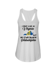 Began In Philadelphia - Live In Virginia Ladies Flowy Tank tile