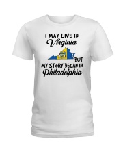 Began In Philadelphia - Live In Virginia Ladies T-Shirt tile