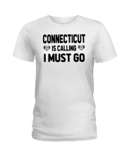 Connecticut Is Calling Ladies T-Shirt tile