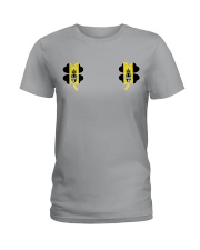 Pittsburgh Flag - Four Leaf Clover Ladies T-Shirt tile