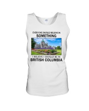 Should Be In British Columbia Unisex Tank tile