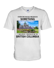 Should Be In British Columbia V-Neck T-Shirt tile