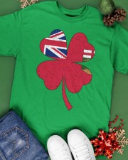 Flag Manitoba Four Leaf Clover Classic T-Shirt apparel-classic-tshirt-lifestyle-back-69