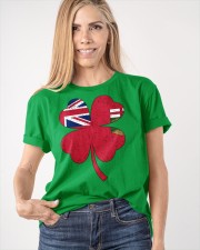 Flag Manitoba Four Leaf Clover Classic T-Shirt apparel-classic-tshirt-lifestyle-front-100