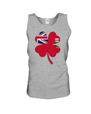 Flag Manitoba Four Leaf Clover Unisex Tank tile