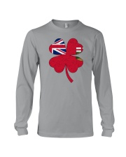 Flag Manitoba Four Leaf Clover Long Sleeve Tee tile