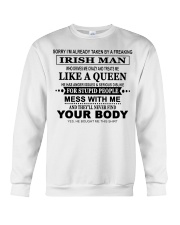 Like A Queen - Irish Man Crewneck Sweatshirt tile