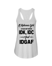 Oklahoma Girl - IDK IDC IDGAF Ladies Flowy Tank tile