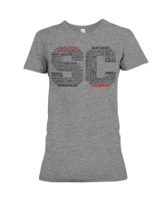 South Carolina cities Premium Fit Ladies Tee tile