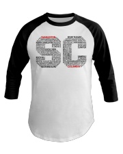 South Carolina cities Baseball Tee tile