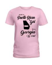 PUERTO RICAN GIRL IN GEORGIA Ladies T-Shirt front