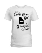 PUERTO RICAN GIRL IN GEORGIA Ladies T-Shirt tile