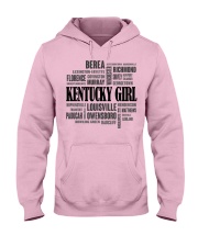 Kentucky girl cities Hooded Sweatshirt front