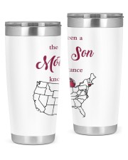 THE LOVE MOTHER AND SON MICHIGAN CONNECTICUT 20oz Tumbler tile