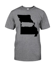 MAP PUERTO RICO IN MISSOURI Classic T-Shirt front