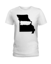 MAP PUERTO RICO IN MISSOURI Ladies T-Shirt tile