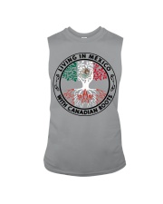 LIVING IN MEXICO CANADIAN ROOTS Sleeveless Tee tile