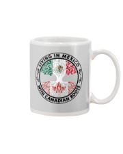 LIVING IN MEXICO CANADIAN ROOTS Mug tile