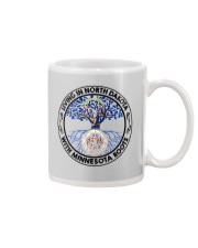 LIVING IN NORTH DAKOTA WITH MINNESOTA ROOTS Mug tile