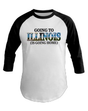 Going To Illinois Landscape Baseball Tee tile