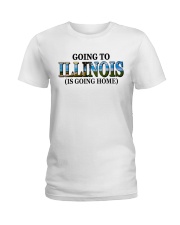 Going To Illinois Landscape Ladies T-Shirt tile