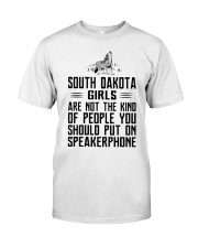 Put on speakerphone - not - South Dakota girls Classic T-Shirt tile