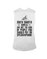 Put on speakerphone - not - South Dakota girls Sleeveless Tee tile