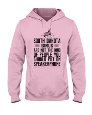 Put on speakerphone - not - South Dakota girls Hooded Sweatshirt front