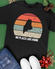 Maine No Place Like Home Classic T-Shirt apparel-classic-tshirt-lifestyle-back-69