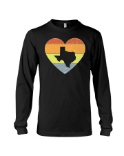 Texas - Heart Vintage Long Sleeve Tee tile