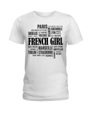 French girl cities Ladies T-Shirt tile