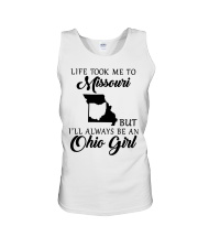 OHIO GIRL LIFE TOOK ME TO MISSOURI Unisex Tank tile