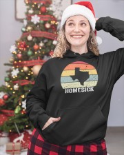 Vintage Homesick Texas Hooded Sweatshirt custom-hoodie-sweatshirt-lifestyle-front-209
