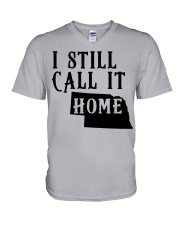 Nebraska i still call it home V-Neck T-Shirt tile