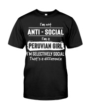 Peruvian Girl - Selective Social Classic T-Shirt front