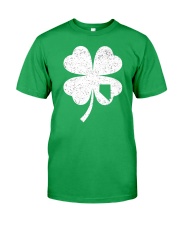 Nevada Map - Four Leaf Clover Classic T-Shirt front