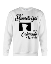 MINNESOTA GIRL IN COLORADO Crewneck Sweatshirt tile