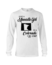 MINNESOTA GIRL IN COLORADO Long Sleeve Tee tile
