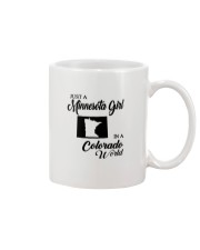MINNESOTA GIRL IN COLORADO Mug tile
