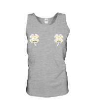 Rhode Island Flag - Four Leaf Clover Unisex Tank tile