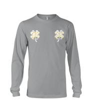 Rhode Island Flag - Four Leaf Clover Long Sleeve Tee tile