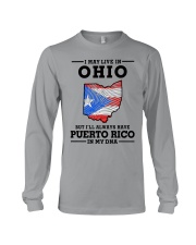 LIVE IN OHIO PUERTO RICO IN MY DNA Long Sleeve Tee tile