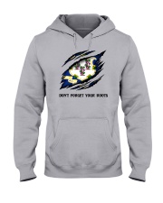 Don't Forget Your Roots - Connecticut Hooded Sweatshirt front