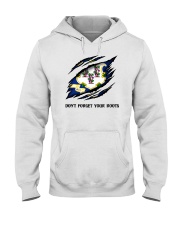 Don't Forget Your Roots - Connecticut Hooded Sweatshirt tile