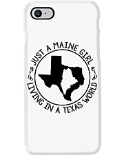 MAINE GIRL LIVING IN TEXAS Phone Case tile